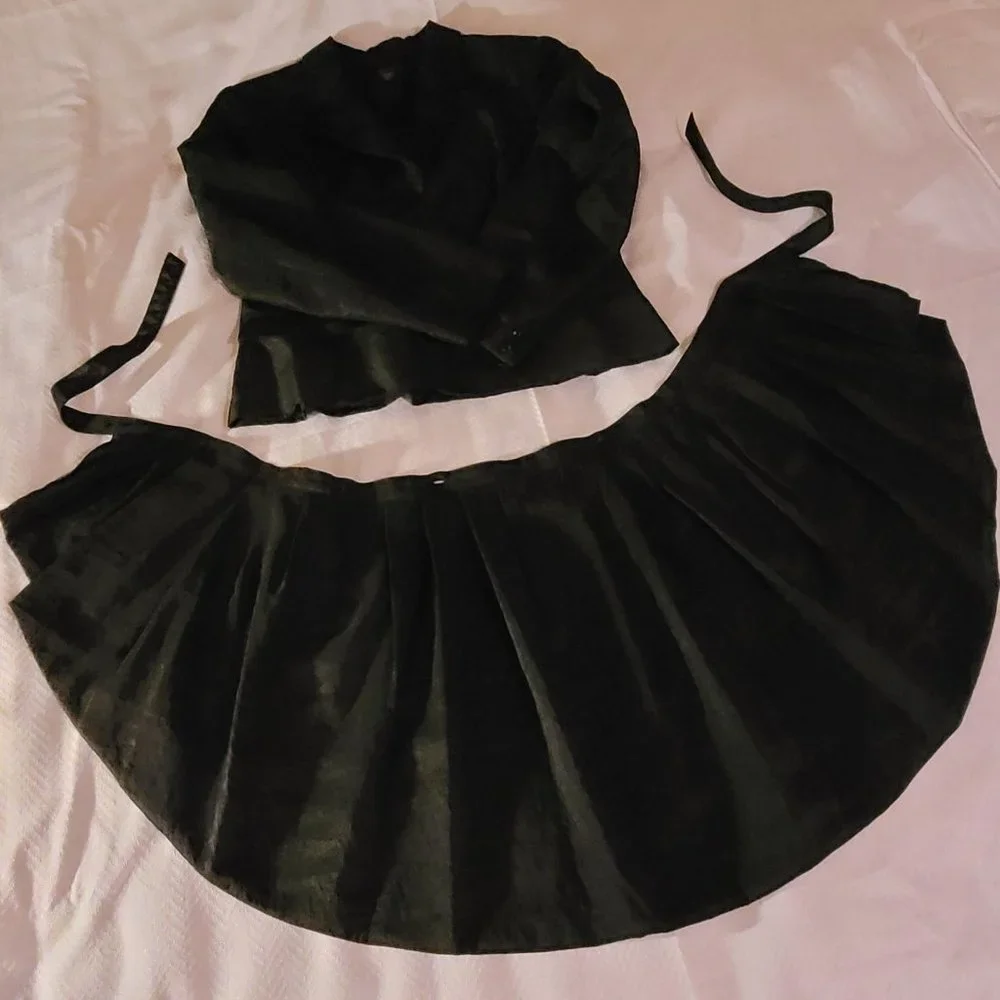 Simon Chang Vintage 90s Tuxedo-Style Jacket, Convertible, Black - Picture 4 of 9